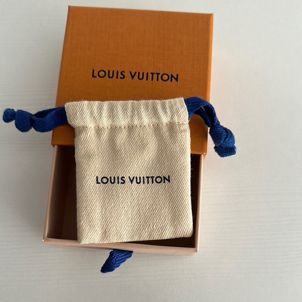 Louis Vuitton Orange Gift Box with Blue Pull